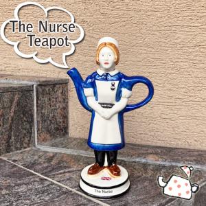 ナース コレクタブルティーポット 看護師 TheNurse 送料無料 （返品交換ギフト包装不可）収集 キッチン用品 インテリア 陶器 カーター社 イギリス イングランド｜curicolle