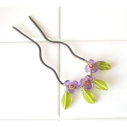 今季限定　売り尽くし激安価格　ヘアピン　花畑*Lalo Orna*（返品　交換　ギフト包装不可）