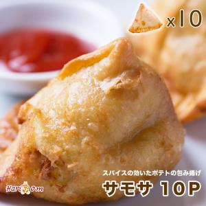 【samsa10】サモサ 10P　インドカレー店のサイドメニュー代表格｜curry-hariom