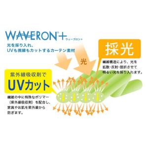 レースカーテン ウェーブロンプラス TEIJI...の詳細画像5