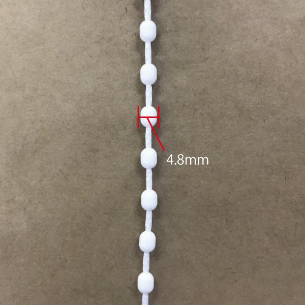 シェード　ループチェーン　250cm（１周約500cm）　4.8ｍｍ　TOSO ワンチェーン用　クリ...