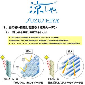 レースカーテン ダスト花粉キャッチ 遮熱 UV...の詳細画像5