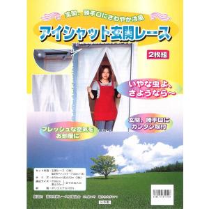 換気対策 玄関用カーテン 玄関レース 玄関用目...の詳細画像1