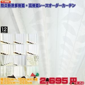 レースカーテン UVカット 防炎 断熱 遮像 花粉キャッチ等...