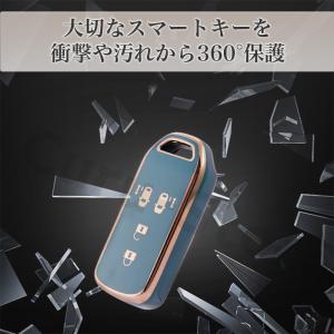 ホンダ キーケース 車 キーカバー スマートキ...の詳細画像4