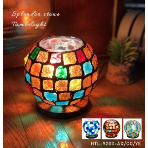 テーブルランプ テーブルライト モザイクガラス ステンドグラス風