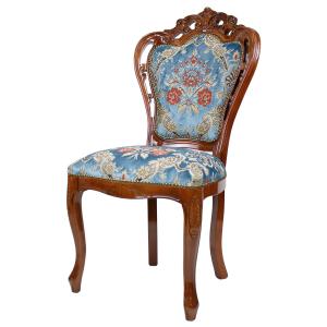イタリア製 ダイニングチェア シックレッド 幅49cm / 椅子 チェア 輸入