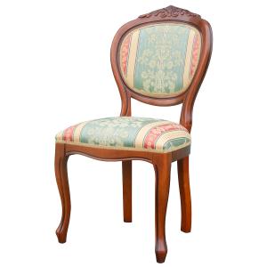 イタリア製 ダイニングチェア シックレッド 幅49cm / 椅子 チェア 輸入