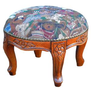 フットスツール丸 イタリアスツール イタリア家具 インテリア