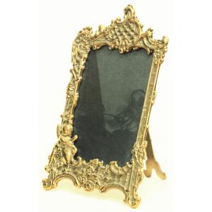 イタリア製　真鍮製フレーム フォトフレーム 真鍮 写真立て 真鍮フォトフレーム インテリア雑貨