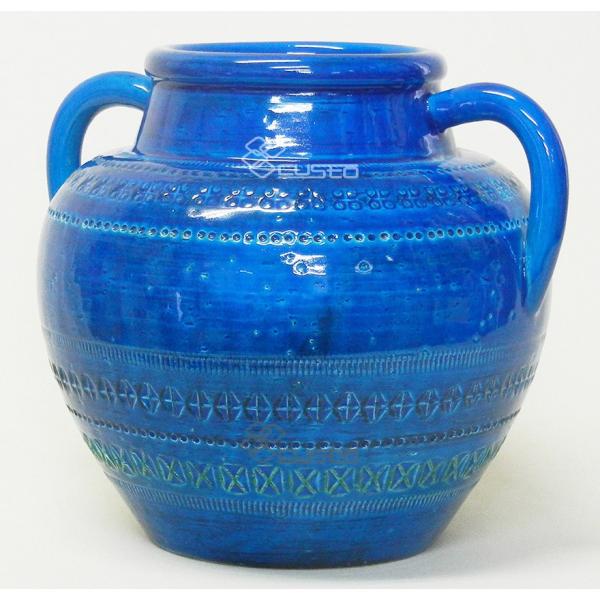 花瓶 イタリア花瓶　イタリア置物　インテリア　インテリア雑貨　ビトッシ　ビトッシ社　リミニブルー