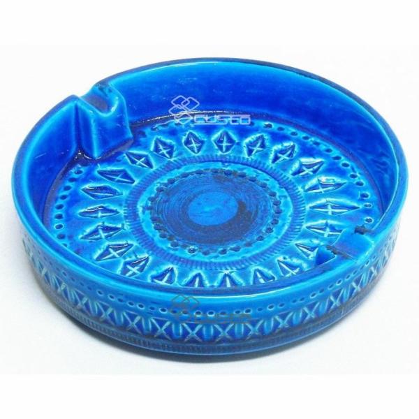 灰皿　小物入れ イタリア置物 インテリア　インテリア雑貨　ビトッシ社　リミニブルー