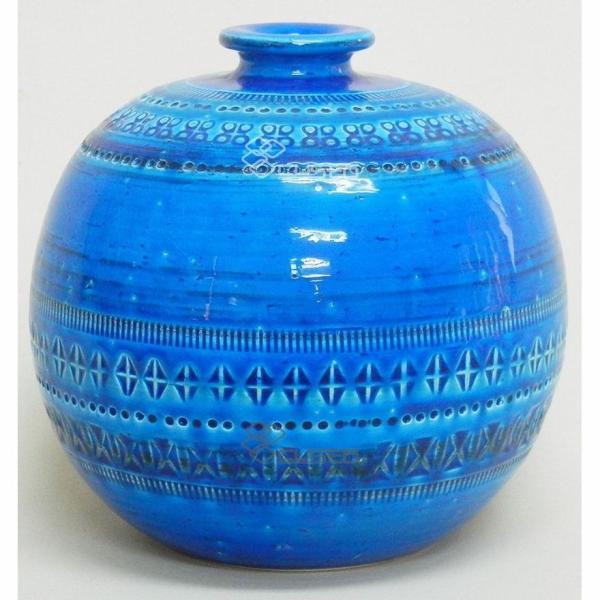 花瓶 イタリア花瓶　イタリア置物　インテリア　インテリア雑貨　ビトッシ　ビトッシ社　リミニブルー