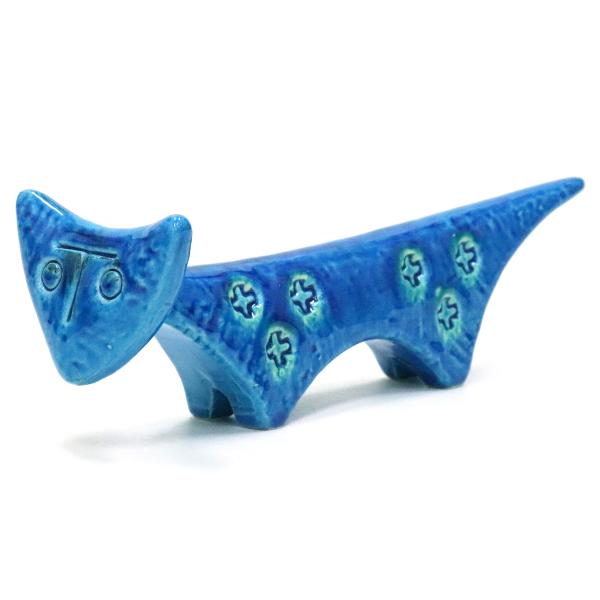 ネコの置物　イタリア置物　インテリア　インテリア雑貨　ビトッシ社　リミニブルー