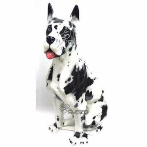 イタリア製 陶器 ドーベルマン オブジェ 美品 ドーベルマン 置物 犬 インテリア オブジェ 陶器 doberman-106