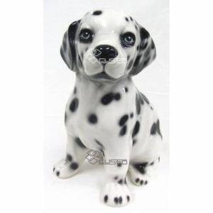 イタリア製 ダルメシアン 犬 dog 陶器 大型 置物 オブジェ インテリア イタリア製 ダルメシアン 犬 dog 陶器 大型 置物 オブジェ インテリア