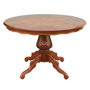 送料込み《美品》　イタリア製　丸テーブル　象嵌　ヴィンテージ ダイニングテーブル 丸 艶有り イタリアテーブル イタリア家具