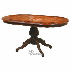 ダイニングテーブル 丸 艶有り イタリアテーブル イタリア家具