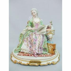 イタリア製 貴婦人 陶器 オブジェ 人形 IMG_0008_22845c8b-1888-490f-