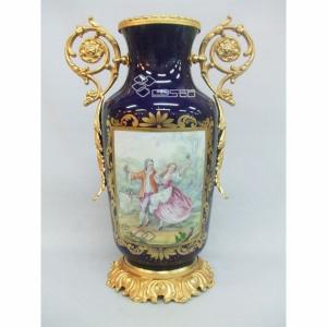 陶器 花瓶 バラ インテリア イタリア花瓶 イタリア置物 インテリア雑貨