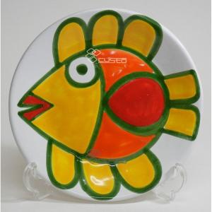 イタリア絵皿 スザンナデシモーネ 絵皿 イタリア雑貨 インテリア雑貨