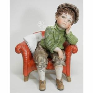 陶器人形 女の子 西洋陶器 インテリア オブジェ イタリア人形