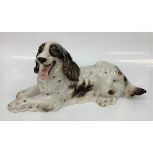 イタリア製　陶器　置物　コッカースパニエル　オブジェ　犬 楽天市場】コッカースパニエル 置物 犬 陶器 クラシック
