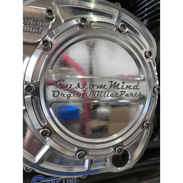 ゼファー1100 スケルトンクラッチカバー専用オプションフランジ(ポリッシュ仕上げ)