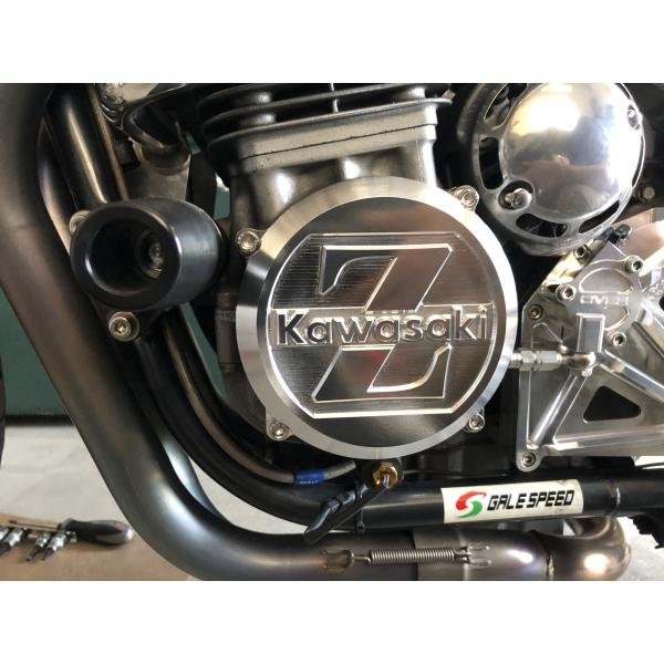 ゼファー1100エンジンカバーセットZ（パルサーカバー・クランクケースカバー）ポリッシュ仕上