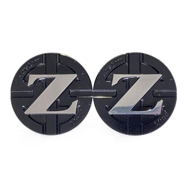 ゼファー400/xステッププレート専用ホールプラグZアルマイトブラック文字面研磨