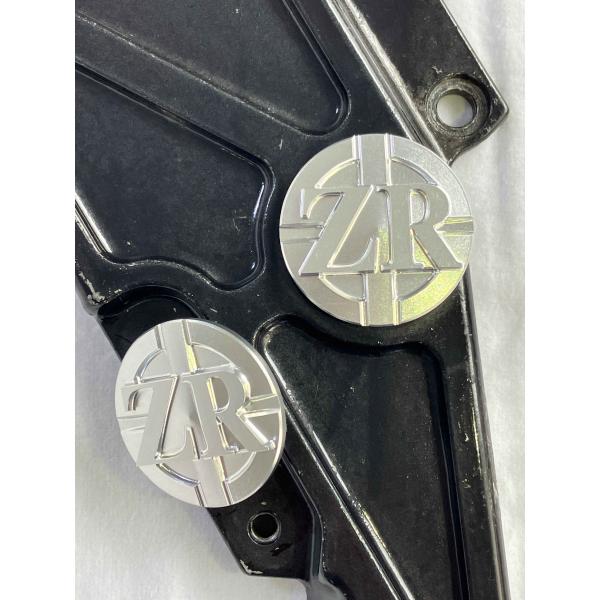 ゼファー400/xステッププレート専用ホールプラグZR光沢アルマイトシルバー