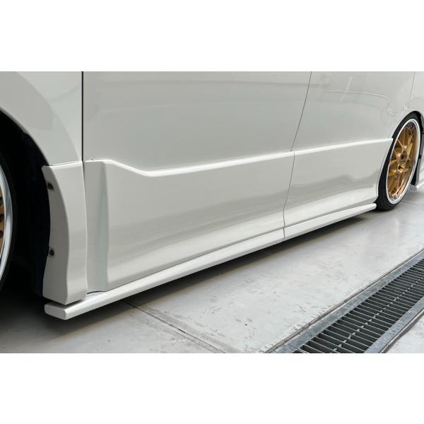 アフェクション ヴォクシー 80系 ZRR ZWR80W? 後期 サイドフラップ 4ピース 未塗装 ...