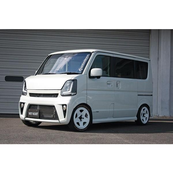 ガレージベリー エブリィ エブリイ DA17W DA17V フロントバンパースポイラー 白ゲルコート...