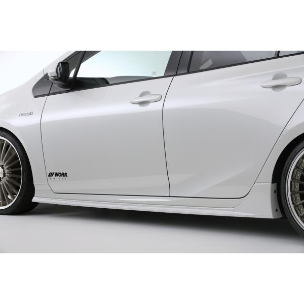 トップライン プリウス ZVW 50系 前期 サイドステップ FRP 未塗装 TOP LINE AR...