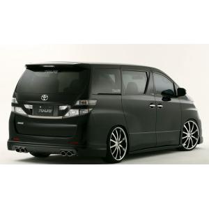 トップライン ヴェルファイア GGH ANH 20系 前期 リアハーフスポイラー シングルマフラー用...