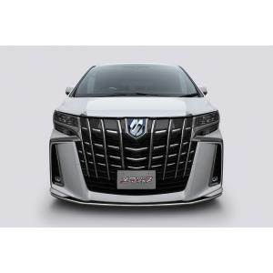 トップライン ヴェルファイア 30系 後期 フロントリップスポイラー ステンレスパイプ T09 TO...