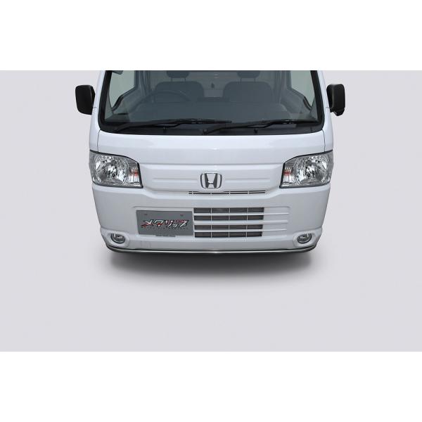 トップライン アクティトラック HA8系 前期 フロントリップスポイラー ステンレスパイプ H02 ...