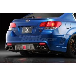 ロウェン レガシィ BMG/BM9/BMM D E型 リアバンパー 4本出し専用 FRP 未塗装 1...