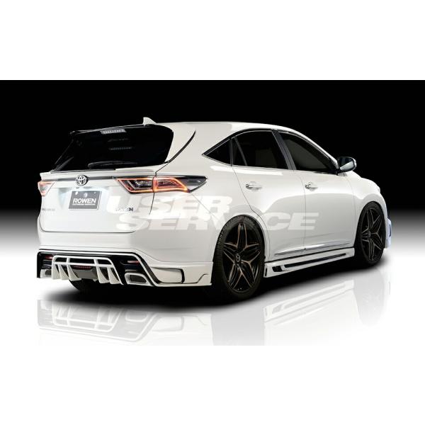 ロウェン ハリアー 60系 前期 マフラー アタッチメント FRP 未塗装 1T017P10 ROW...