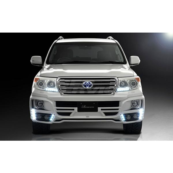 ロウェン ランクル CBA-USJ202 中期 フロントハーフスポイラー LEDフォグランプ付属 A...