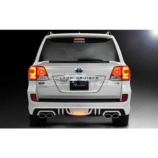 ロウェン ランドクルーザー ランクル CBA-USJ202 中期 リヤハーフスポイラー FRP製 未...
