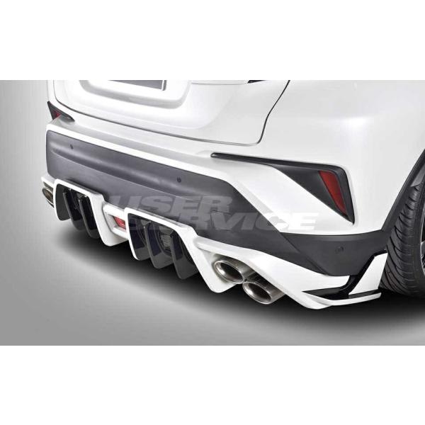 ロウェン C-HR RR NGX50 ZYX10 前期 リヤアンダーディフューザー FRP 未塗装 ...