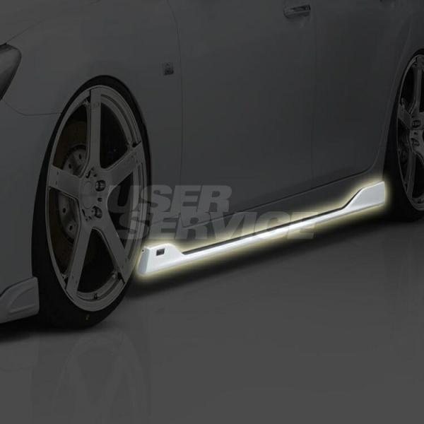 ロウェン マークX GRスポーツ GRX130 133 サイドステップ FRP 塗り分け塗装済 1T...