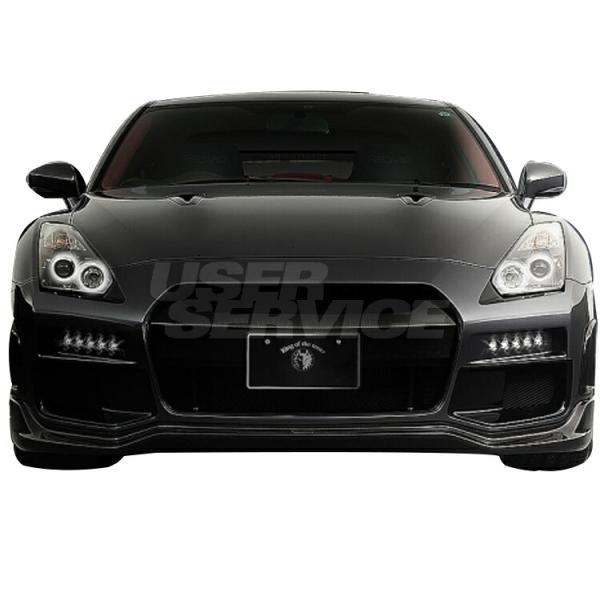 ロウェン GT-R GTR R35 前期 フロントアンダーディフューザー FRP 未塗装 1N001...