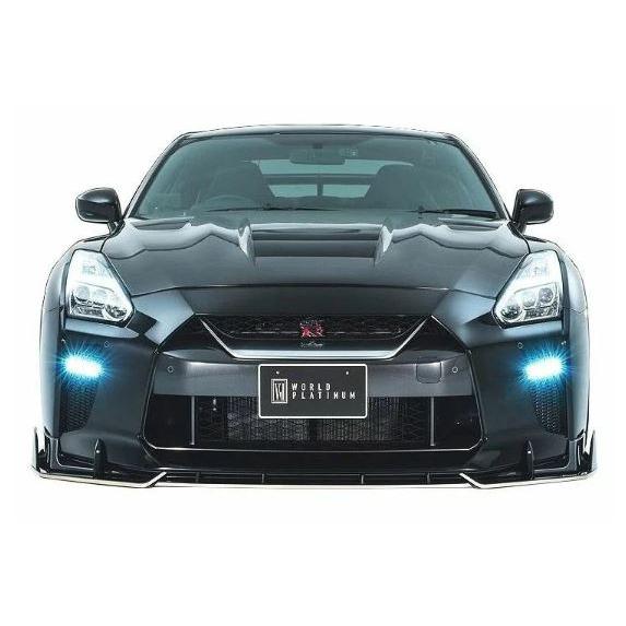 ロウェン GT-R GTR R35 後期 フロントレーシングスポイラー FRP 未塗装 1N005A...