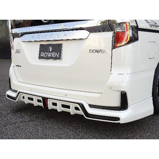 ロウェン セレナ C27 リアアンダースポイラー FRP 未塗装 1N006P00 ROWEN