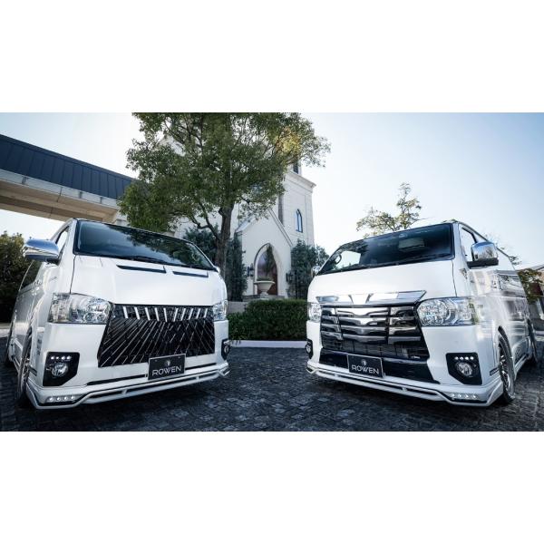 ロウェン ハイエース 200系 GDH20# TRH20# 6型 フロントグリル Face3 ABS...