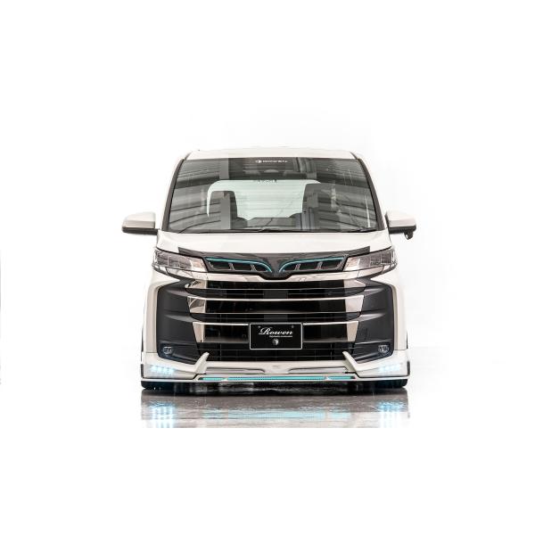 ロウェン ノア ZWR90 MZRA90 フロントマークレスグリル LEDライナーあり FRP 未塗...