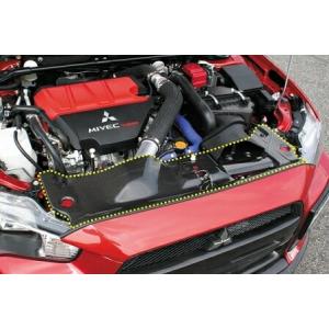 チャージスピード ランサーエボリューションX ランエボ CZ4A ラジエタークーリングプレート カー...