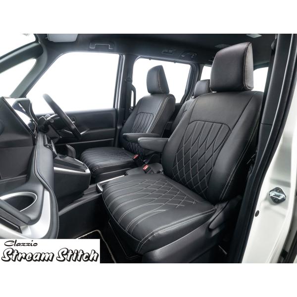 クラッツィオ シートカバー ランドクルーザー HZJ81V/HDJ81V ストリーム ステッチ St...